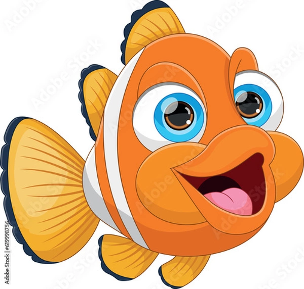 Obraz cute Nemo fish cartoon