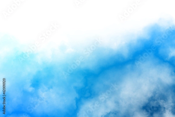 Obraz Fog or smoke isolated transparent. White vector cloudiness. floating white fog effect