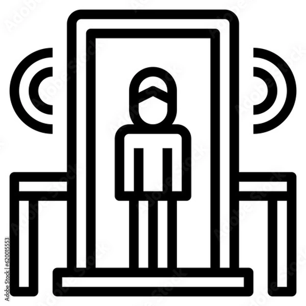 Obraz Full Body Scanner Collection Set. 