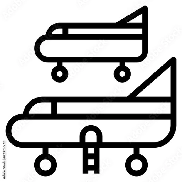 Obraz Airplane Collection Set. 