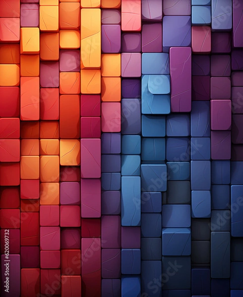 Obraz Abstract backdrop. Pattern design for banner, poster, flyer, cover, brochure. 3D rendering