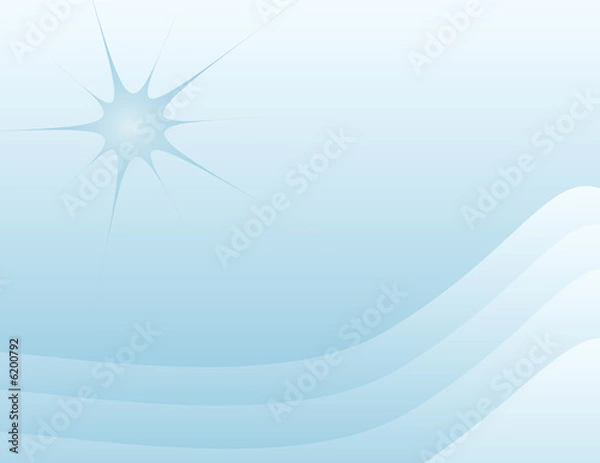 Obraz Blue Starburst