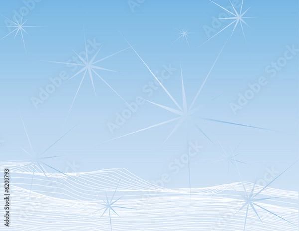 Obraz Conceptual Winter Snow Scene