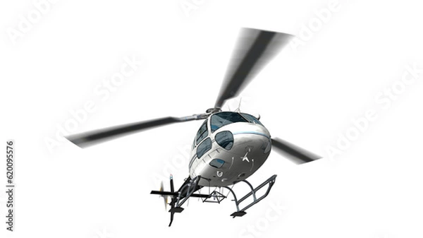 Obraz black and white Helicopter