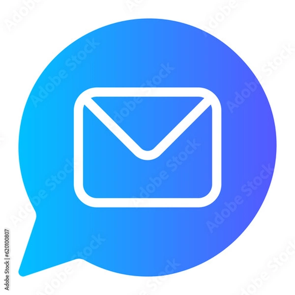 Obraz email gradient icon