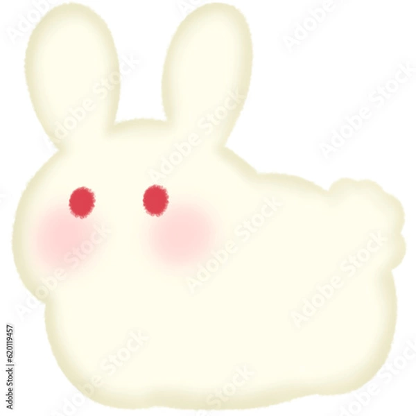 Obraz Rabbit and Moon