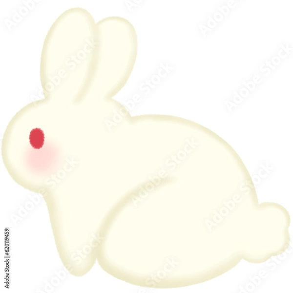 Obraz Rabbit and Moon