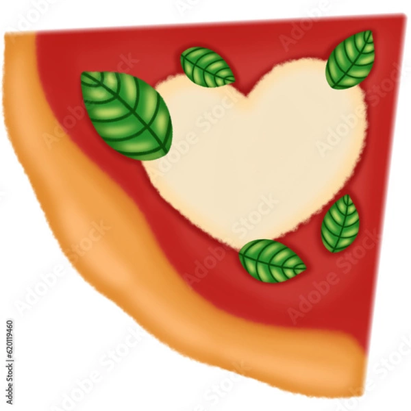 Obraz Pizza Heart