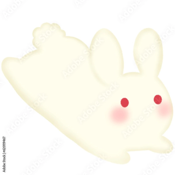 Obraz Rabbit and Moon