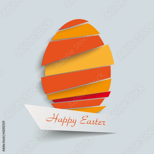 Fototapeta Cutting Easter Egg