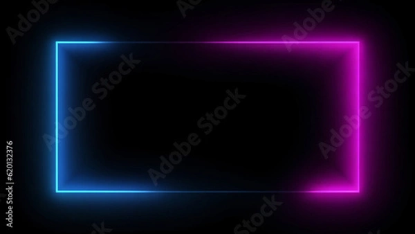 Fototapeta abstract background with glowing lines