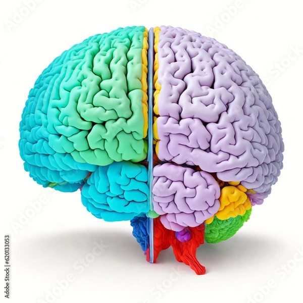 Fototapeta 3d rendered illustration of a brain