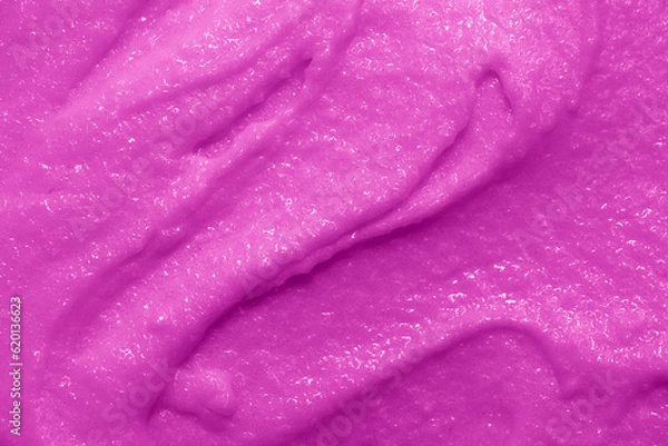 Fototapeta Berry yoghurt ice cream. Smoothies from fresh fruits and berries. Ice cream texture. Delicious sweet dessert close-up as a background.