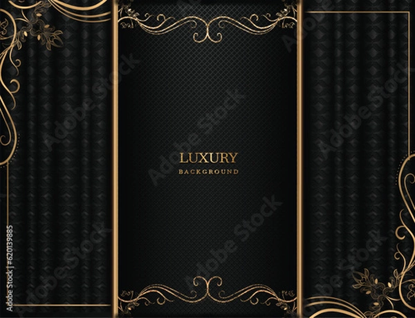 Obraz luxury elegant beauty gold template background