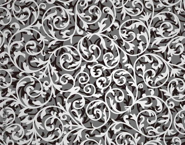 Obraz 植物柄のパターン 