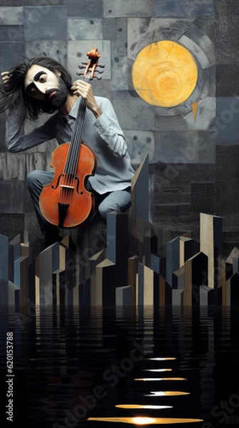 Obraz person with violin