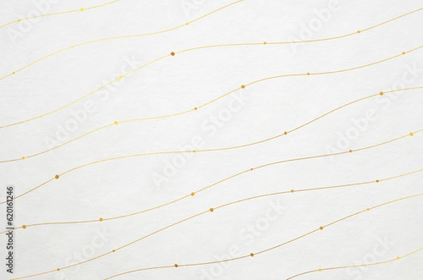 Fototapeta Luxury Japanese modern style background with Japanese washi paper texture. Abstract wavy patterned washi paper.