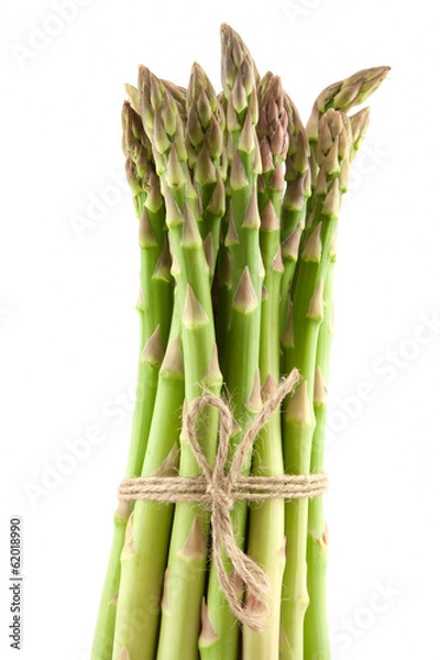 Obraz sheaf of ripe green asparagus