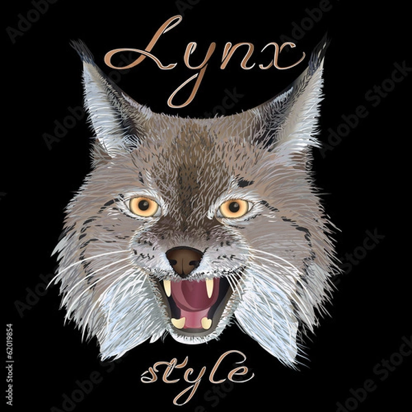 Fototapeta Lynx style