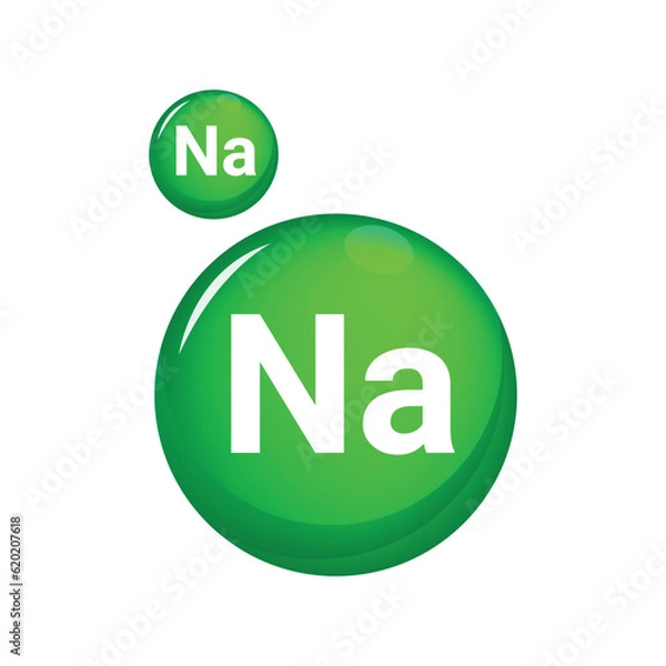 Fototapeta natrium logo