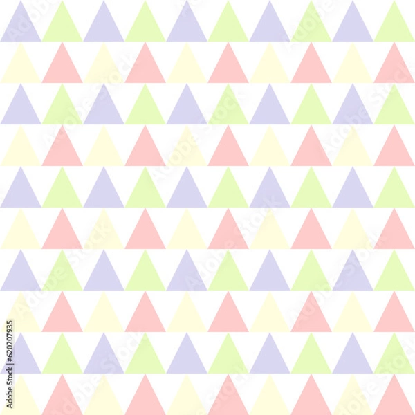 Fototapeta triangle seamless pattern vector, abstract repeating background