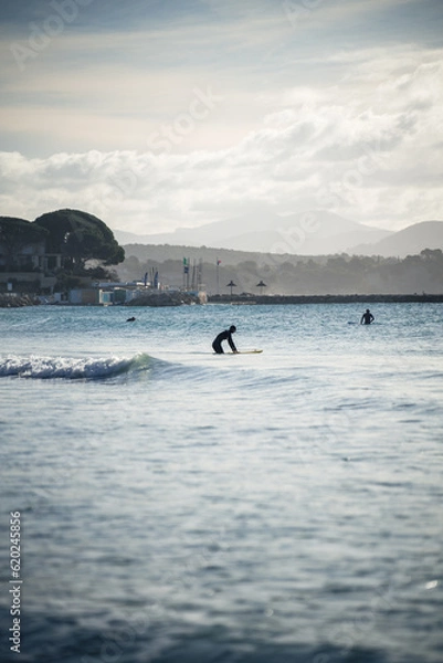 Obraz surfing in the ocean