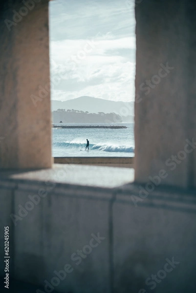 Obraz view of the sea from the ship