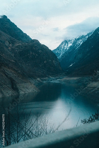 Obraz lake and mountains