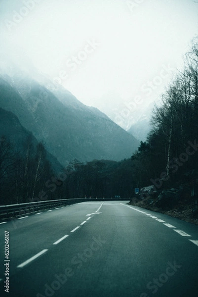 Obraz road in mountains