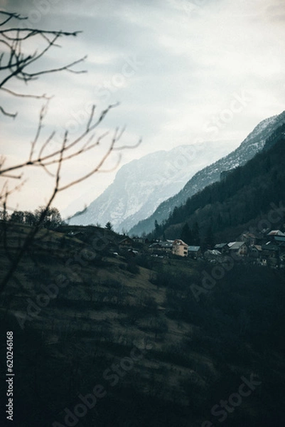 Obraz sunset over the lake