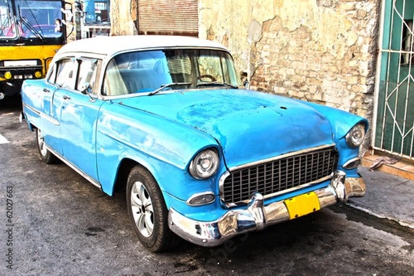 Obraz Old cuban car