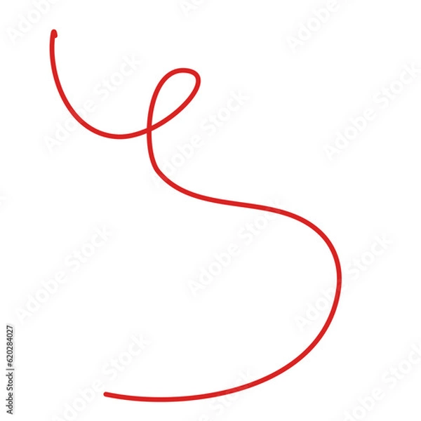 Obraz Vector Red  Thread