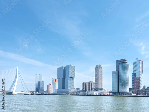 Obraz Kop van Zuid in Rotterdam, Zuid-Holland province, The Netherlands