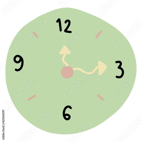 Fototapeta Cute Clock 