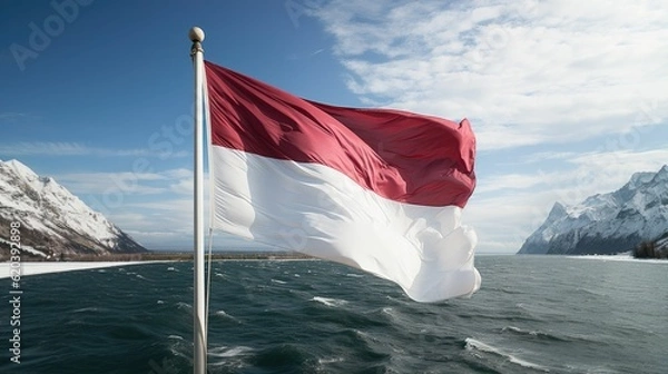 Obraz indonesia flag