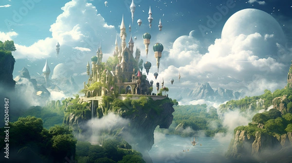 Fototapeta 幻想的な世界 | Generative AI