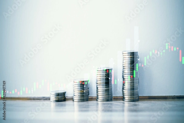 Obraz Unlocking Wealth through Financial Management . Businesses with Smart Accounting and Savings