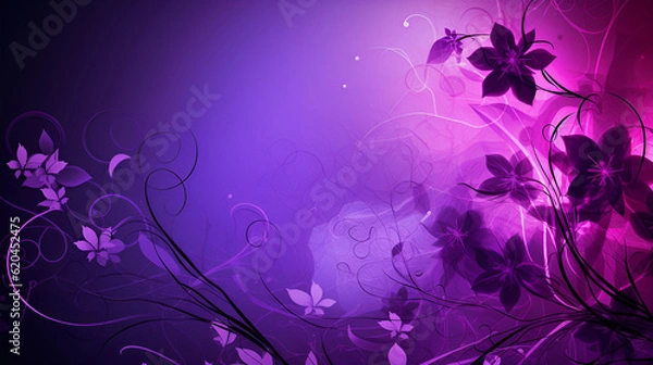 Obraz Purple Wallpaper Background Image | Generative AI