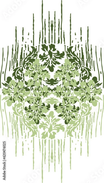 Obraz print pattern made of flowers