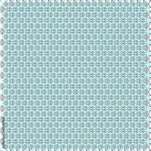 Obraz meter print pattern consisting of ethnic lines