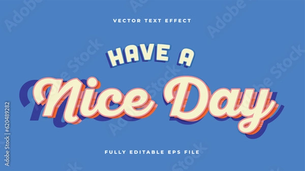 Fototapeta Nice Friendly Vector Text Effect