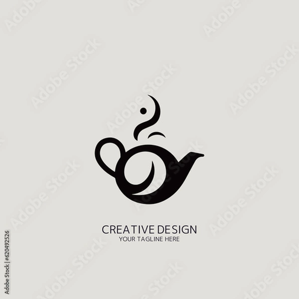 Obraz ティーポットのロゴ