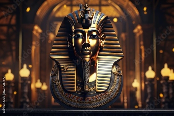 Fototapeta 3D rendered background with copy space featuring an Egy Generative AI