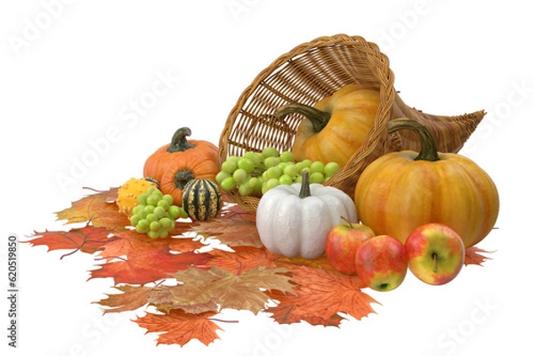 Fototapeta cornucopia in autumn 