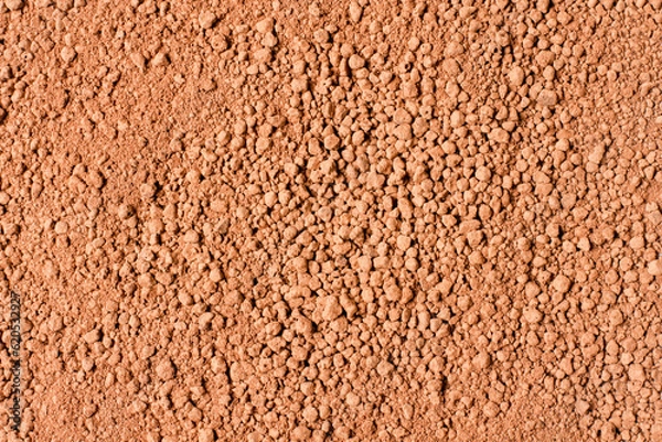Fototapeta Cocoa powder texture for background, top view, flat lay.