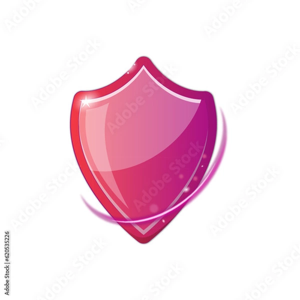 Fototapeta Blank Shield for Mobile Games