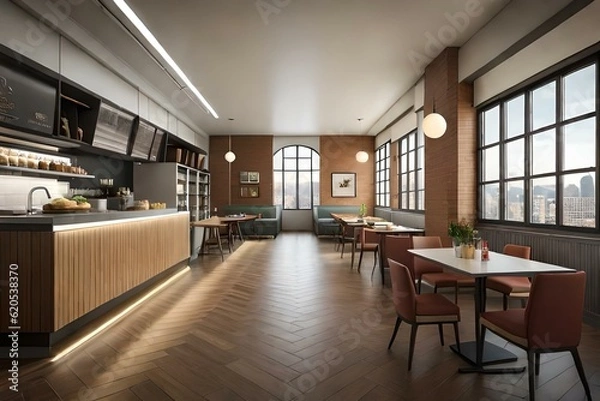 Fototapeta kitchen interior generated by AI