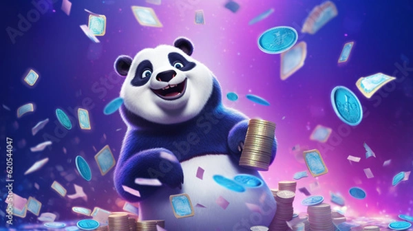 Obraz bear in the night