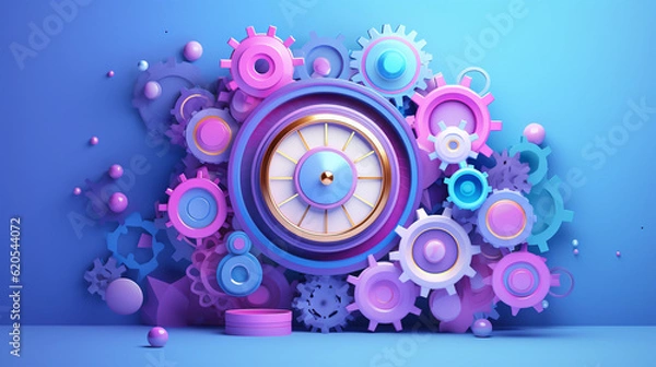 Obraz background with speakers