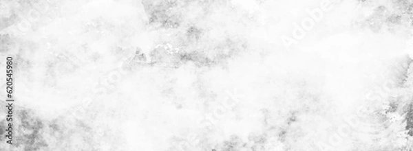 Fototapeta Luxurious white marble texture, concrete wall white color for the background. Cement wall modern style background and texture. Paint leaks and Ombre effects. Silver ink and watercolor textures marble.
